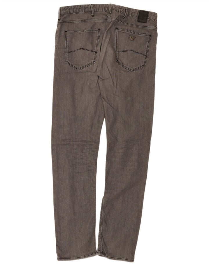 Мужские джинсы Armani Slim W34 L32 Серые, хлопок