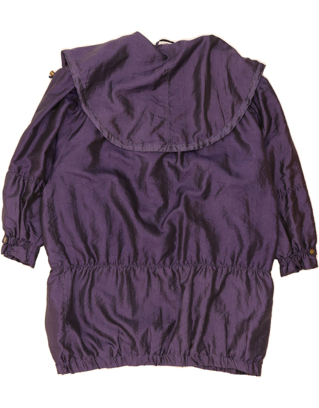 VINTAGE Womens Oversized Overcoat EU 44 XL Purple Polyamide Vintage Vintage and Second-Hand Vintage from Messina Hembry 