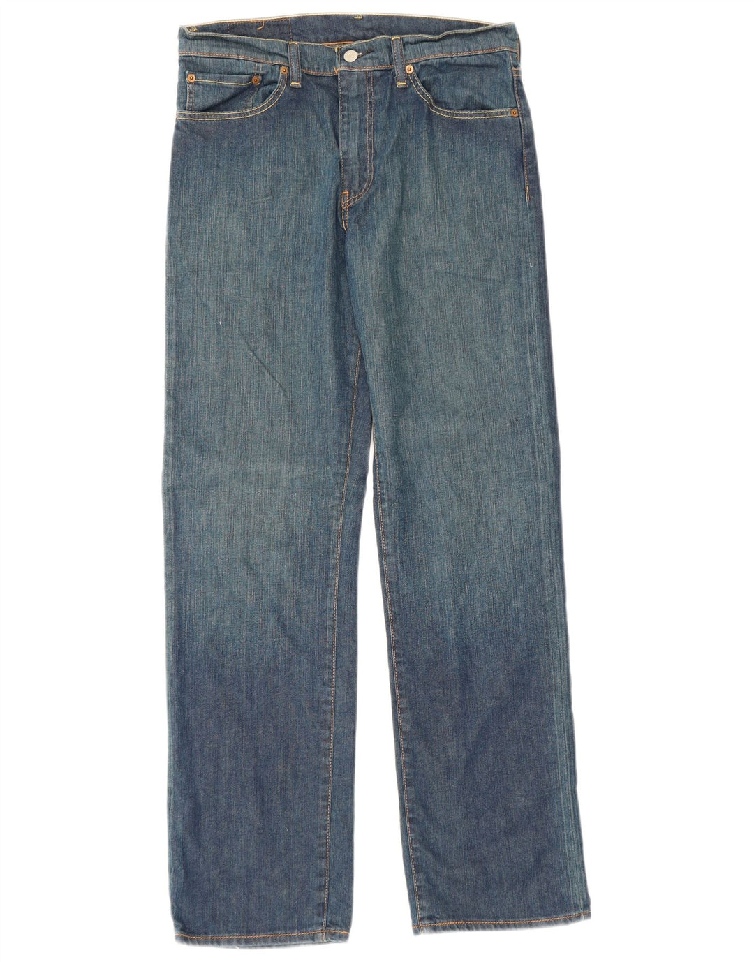 Мужские прямые джинсы Levi's 751 W32 L32 темно-синие, хлопок