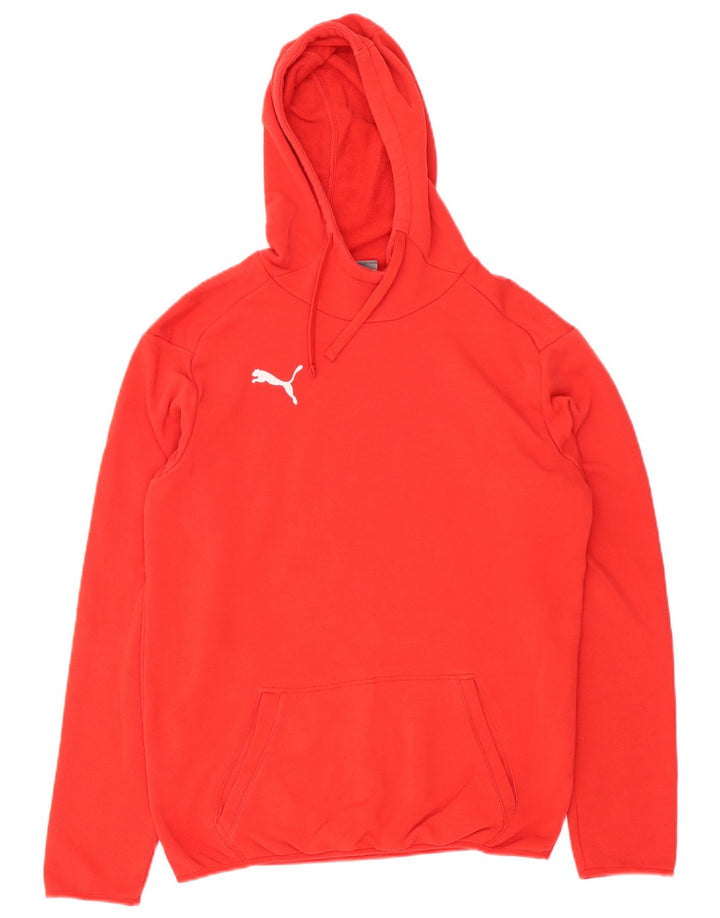 Мужской джемпер с капюшоном PUMA, маленький красный, хлопок
