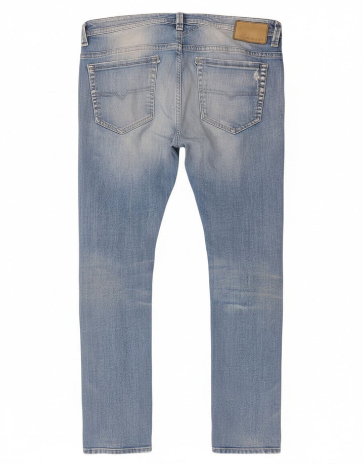 Мужские джинсы Diesel Thavar Slim W34 L32, синий хлопок