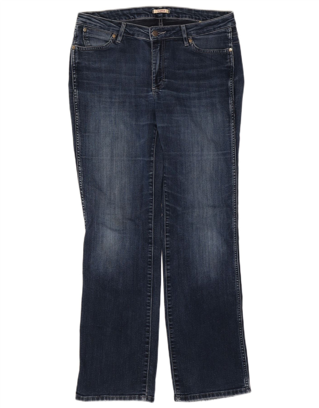 Женские прямые джинсы Wrangler Sara W32 L32, синий хлопок