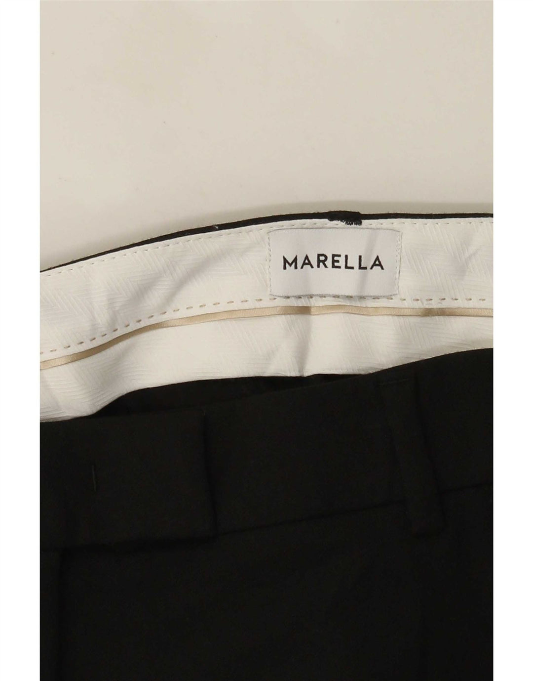 Женские прямые костюмные брюки Marella W30 L27 черные