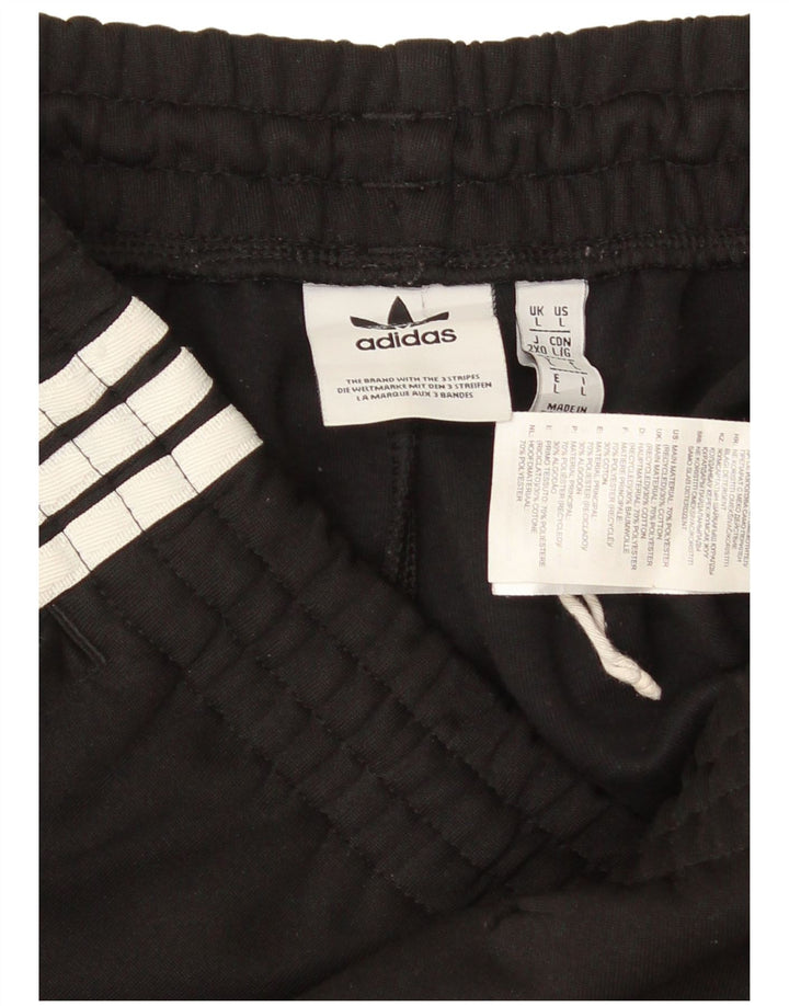 Мужские спортивные брюки ADIDAS, джоггеры, большие черные, полиэстер