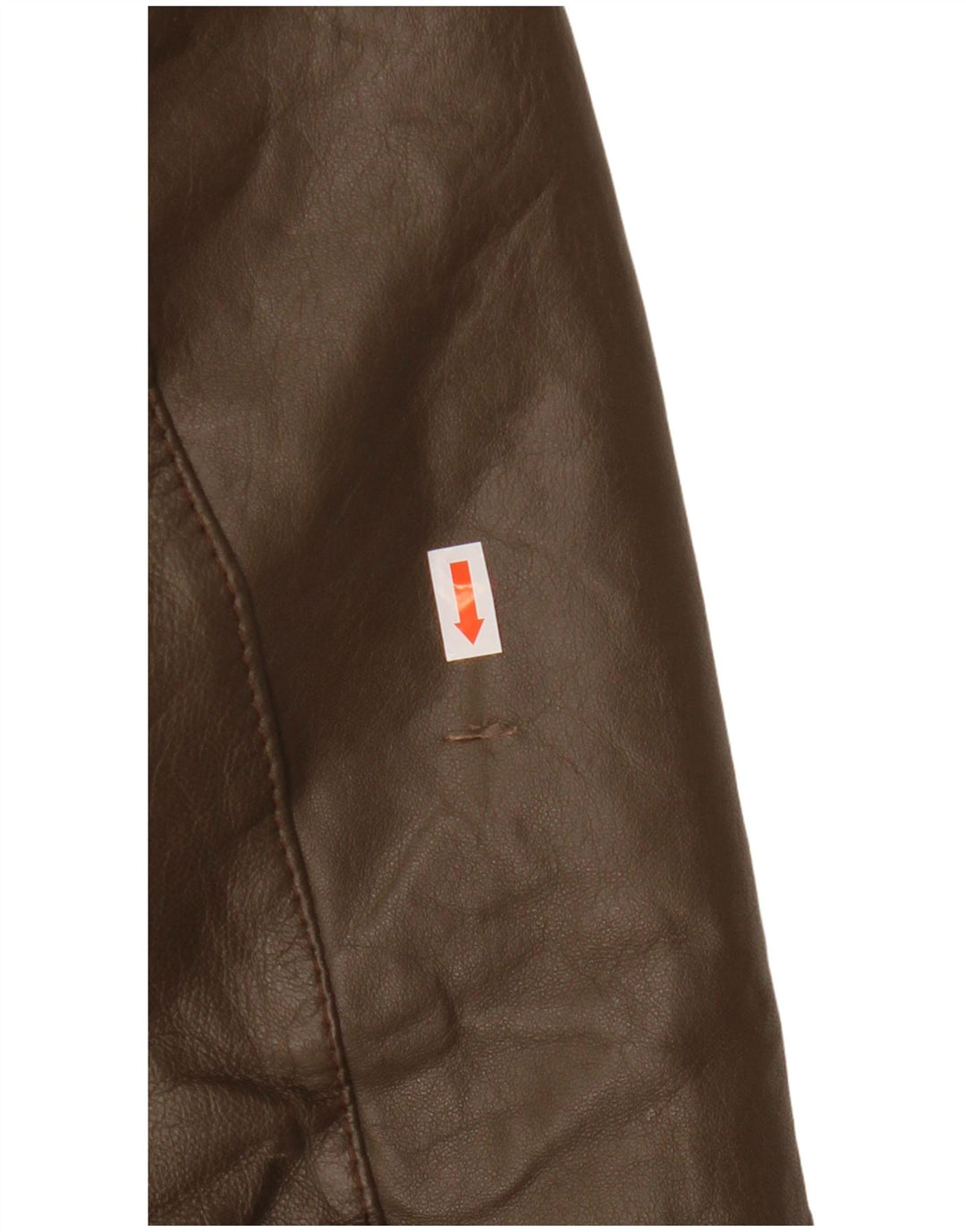 Мужская кожаная куртка VINTAGE UK 38, кожа среднего коричневого цвета