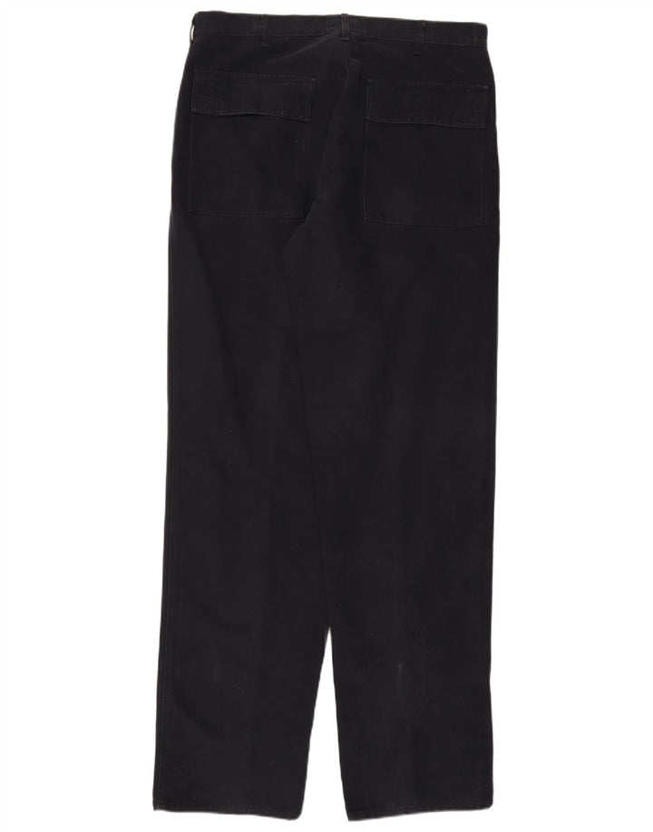 Мужские прямые брюки чинос ARMANI EU 52 XL W36 L36 Темно-синие, хлопок