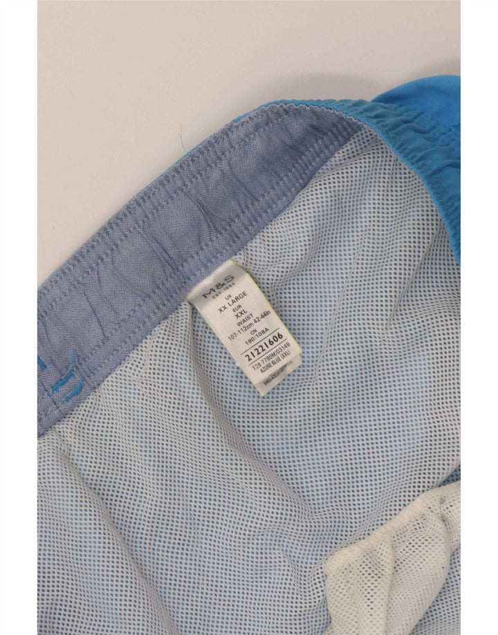 Мужские шорты для плавания Marks & Spencer 2XL, синие, полиэстер