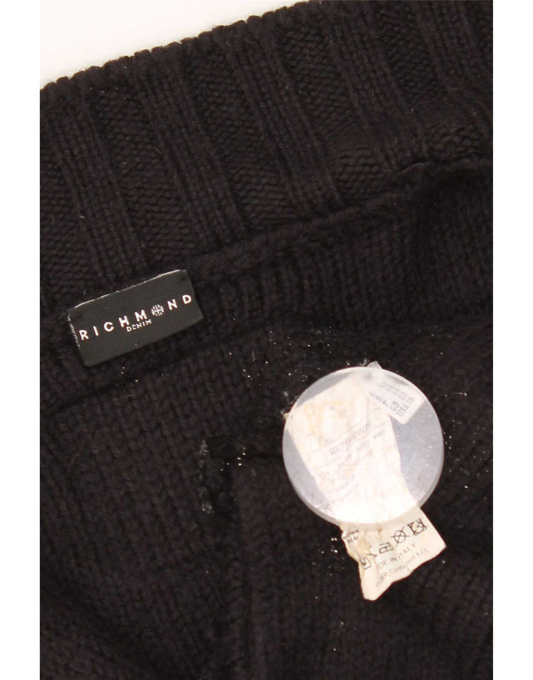 Женский кардиган Richmond UK 20 2XL Черный Шерстяной