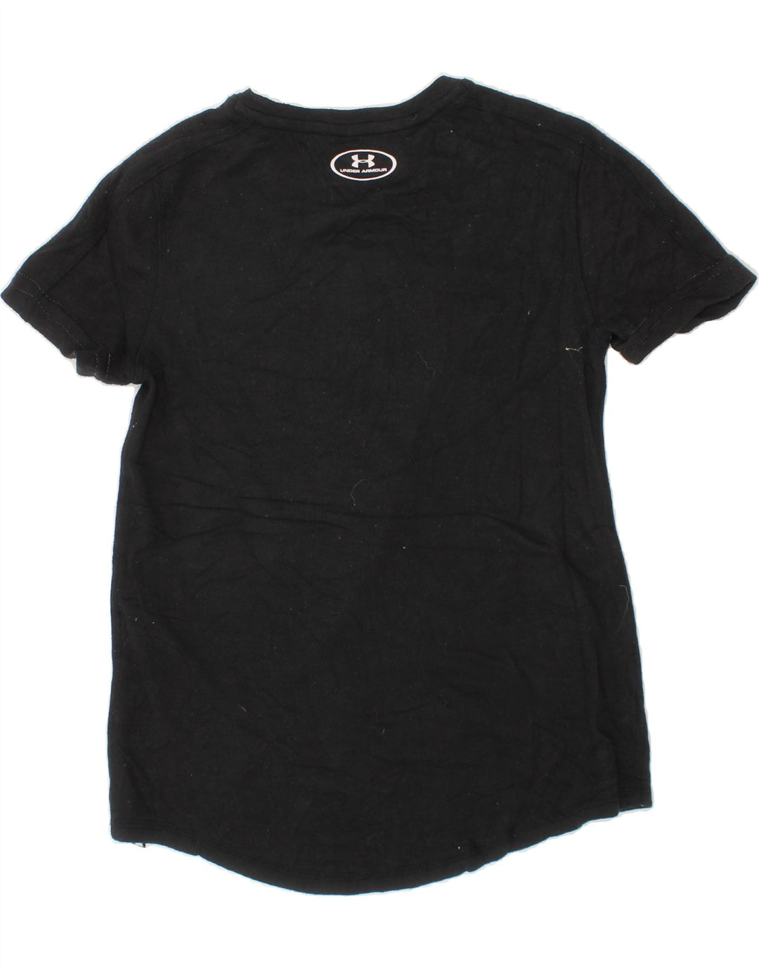 UNDER ARMOUR Boys Cold Gear Graphic T-Shirt Top 9-10 Years Medium Black Vintage Under Armour and Second-Hand Under Armour from Messina Hembry 