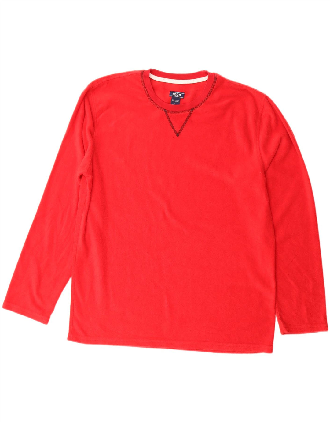 IZOD Мужской флисовый джемпер большой красный полиэстер