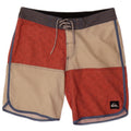 Мужские шорты для плавания Quiksilver, полиэстер с цветными блоками, средний красный
