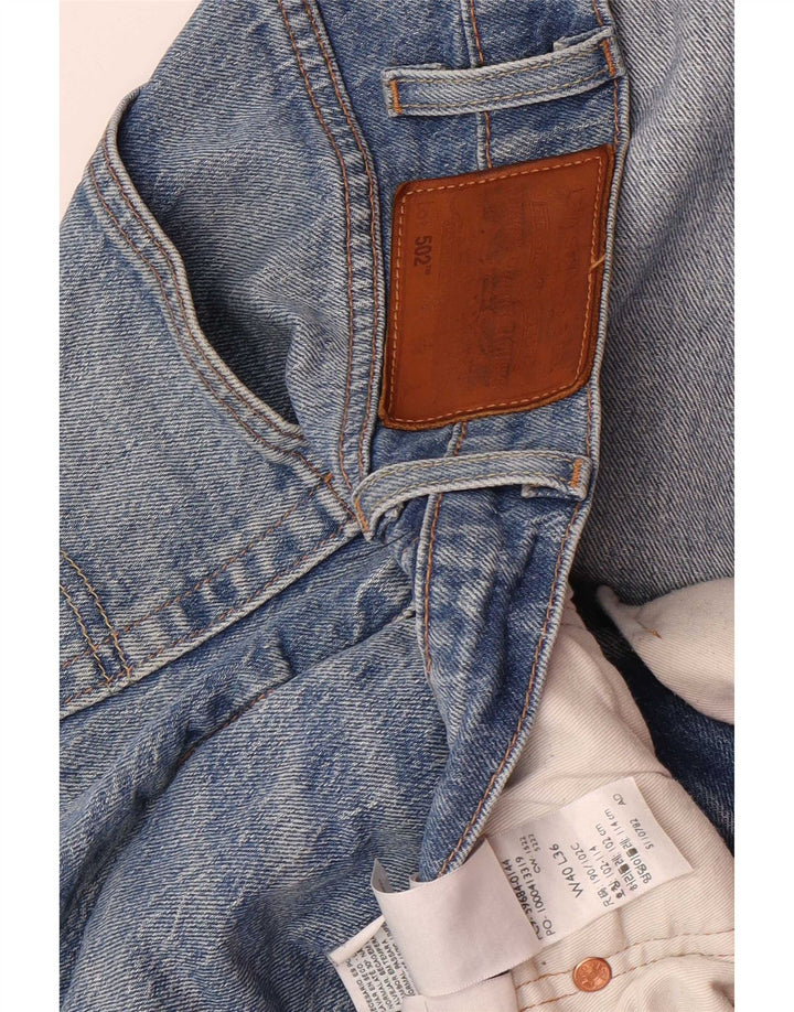 Мужские зауженные джинсы Levi's 502 W40 L33, синий хлопок