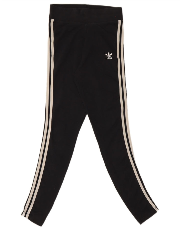 Женские леггинсы Adidas UK 8, маленькие черные