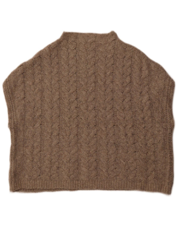 Женская безразмерная майка с высоким воротником WHITE STUFF UK 16, большой серый цвет