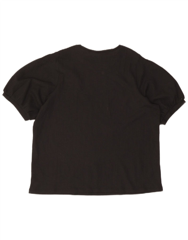 Женская блузка Marks & Spencer Top UK 18 XL, черный полиэстер