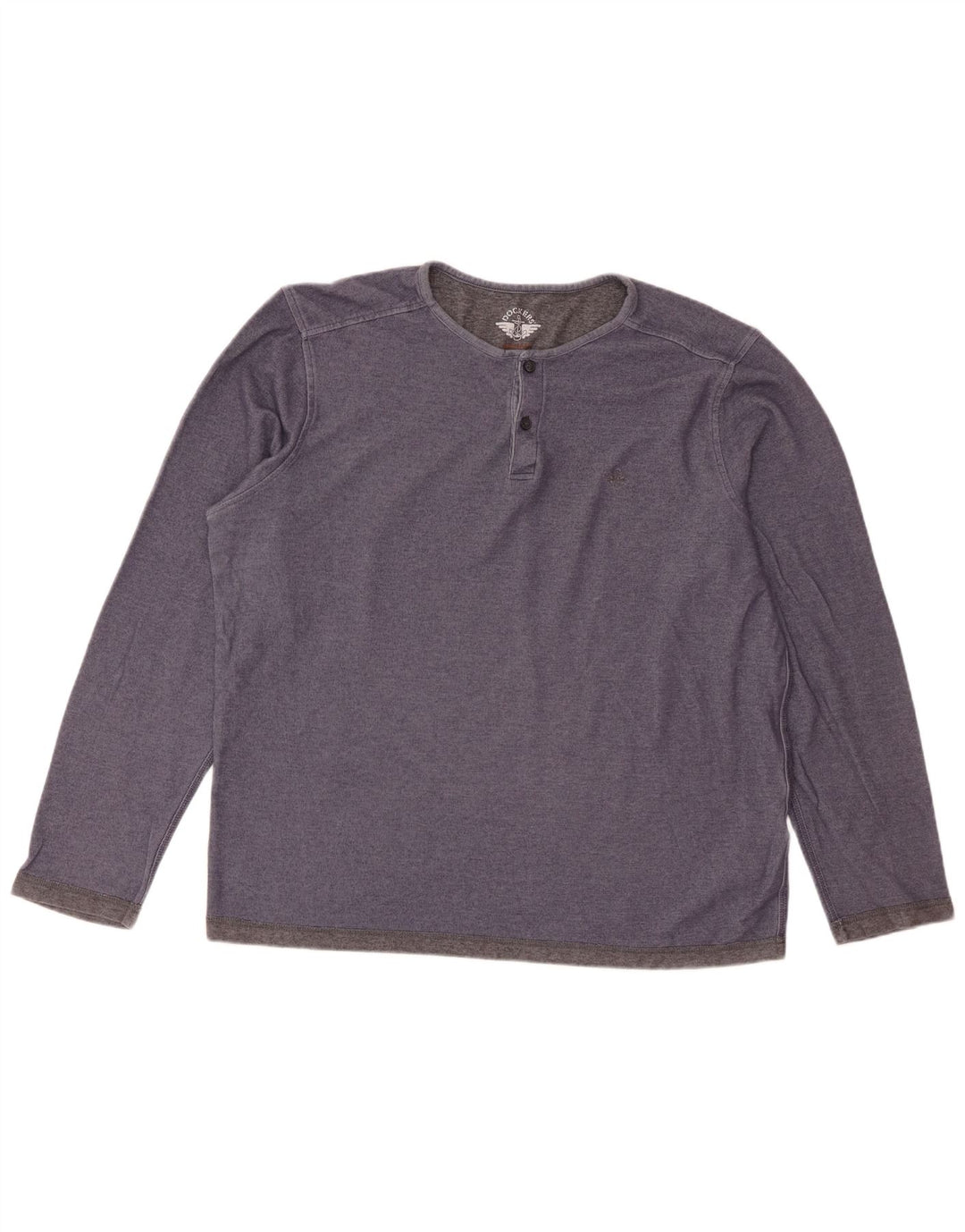 Мужской топ Dockers с длинным рукавом XL, синий хлопок