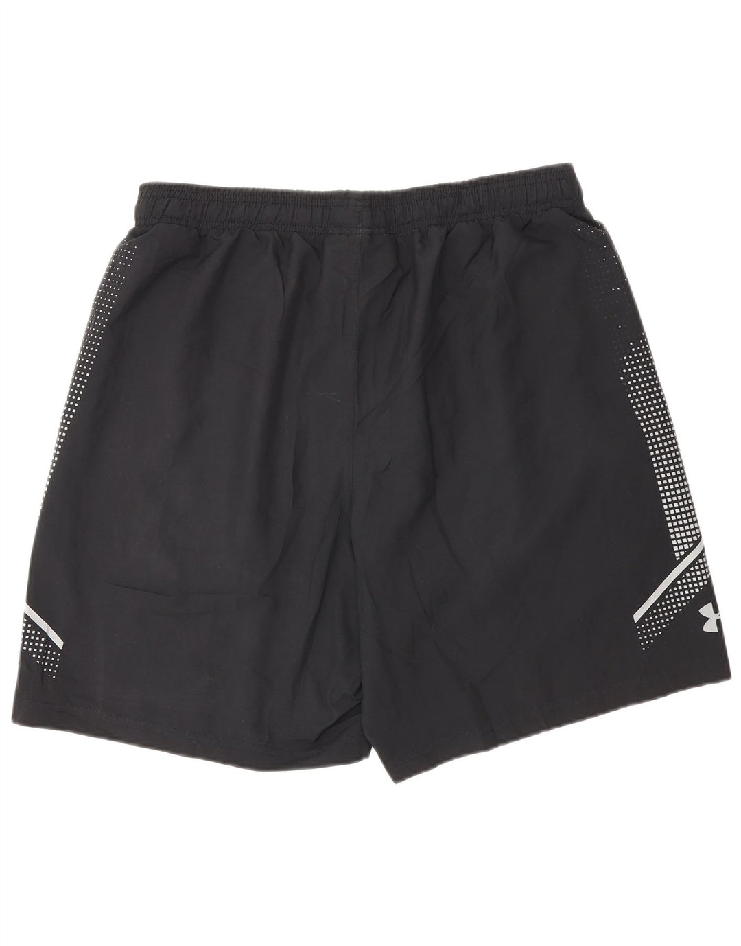 Мужские спортивные шорты Under Armour, большие черные, полиэстер с цветными блоками