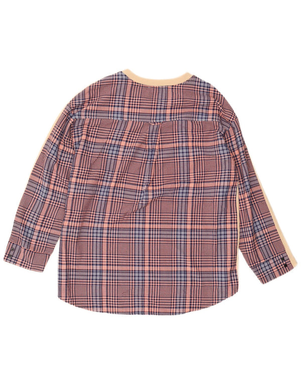 Женский свитер свободного кроя ZARA UK 14, средний бежевый цветной блок