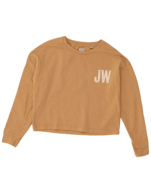 Женский укороченный свитер оверсайз Jack Wills UK 10, маленький бежевый