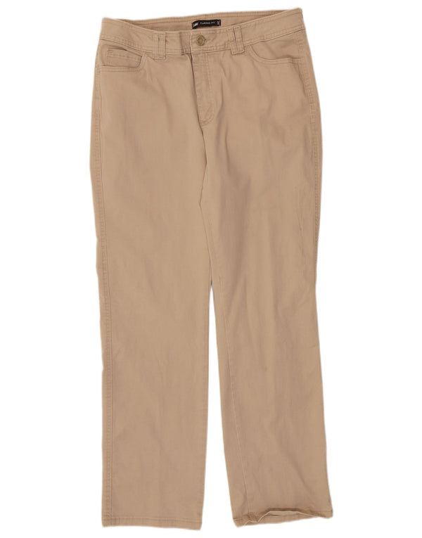 Lee женские повседневные брюки прямого кроя классического кроя США 14 XL W32 L30 бежевые