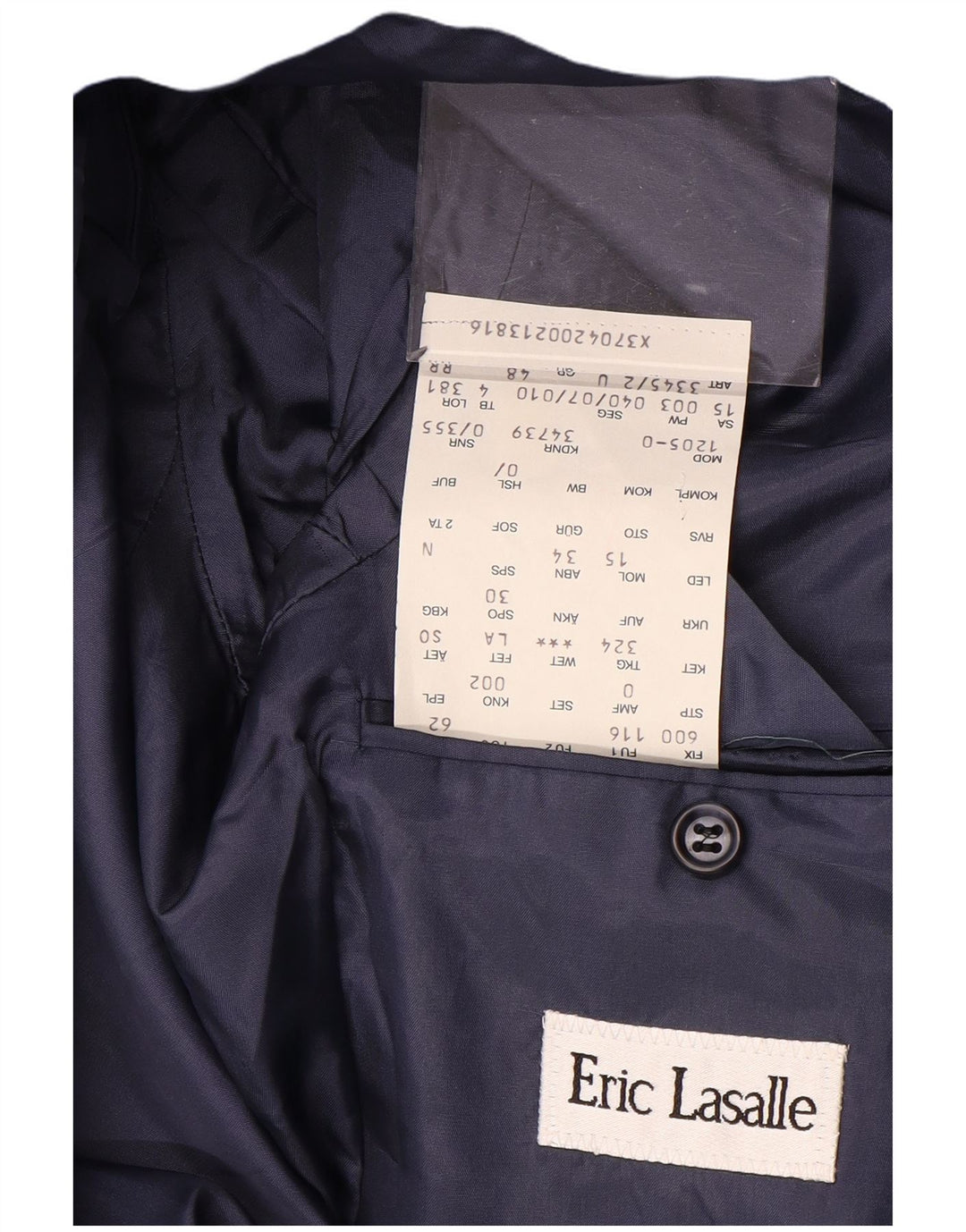 ERIC LASALLE Женский двубортный пиджак IT 48 XL Синий