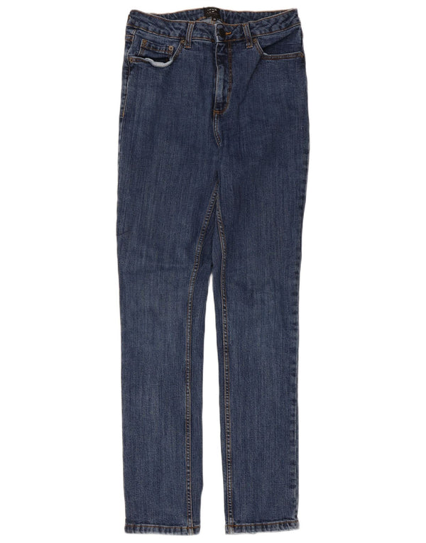 Женские узкие джинсы John Lewis UK 10, маленькие W28 L29, синие, хлопок