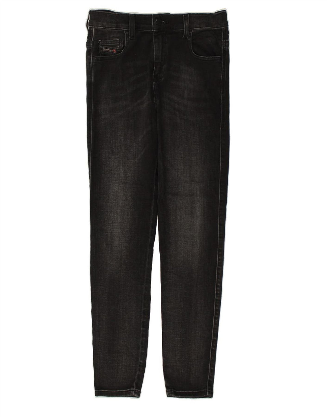DIESEL Girls Super Skinny Jeans 13-14 Years W28 L27  Black Cotton | Vintage Diesel | Thrift | Second-Hand Diesel | Used Clothing | Messina Hembry 