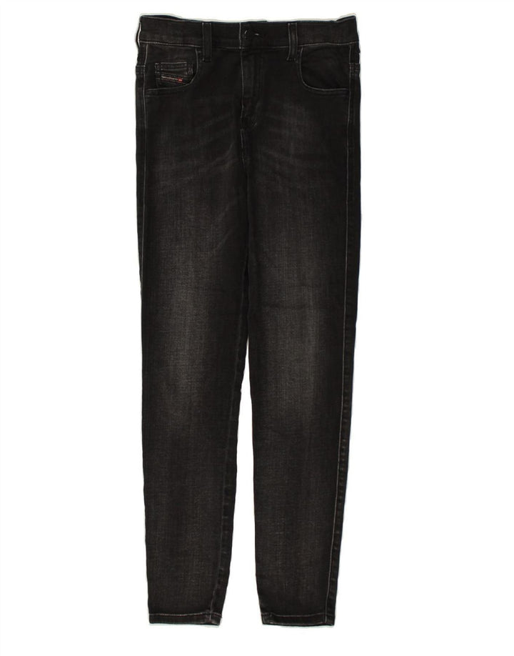 DIESEL Girls Super Skinny Jeans 13-14 Years W28 L27  Black Cotton | Vintage Diesel | Thrift | Second-Hand Diesel | Used Clothing | Messina Hembry 