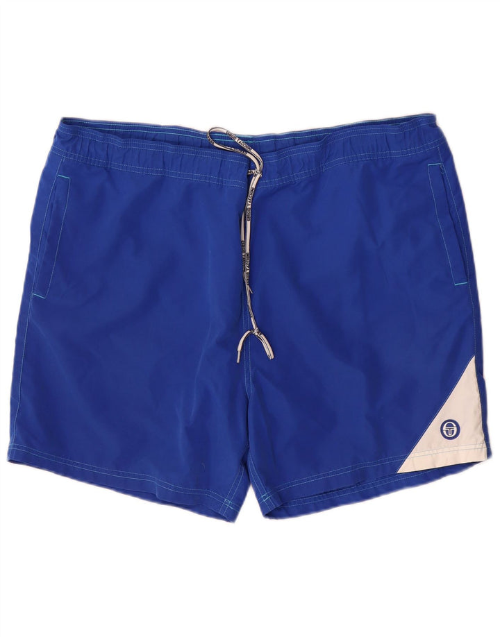 Мужские шорты для плавания Sergio Tacchini 2XL, синие, полиэстер с цветными блоками