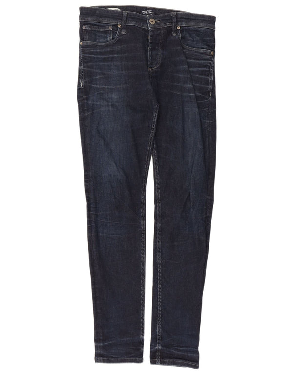 Мужские джинсы Jack & Jones GLENN Slim W32 L32, темно-синий, хлопок
