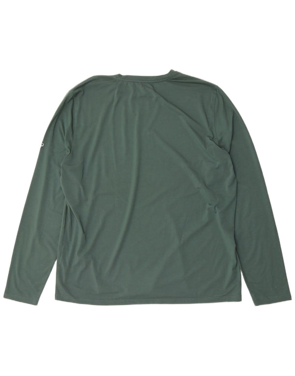 Mammut Mens Graphic Top Long Sleeve 2XL Green Polyester