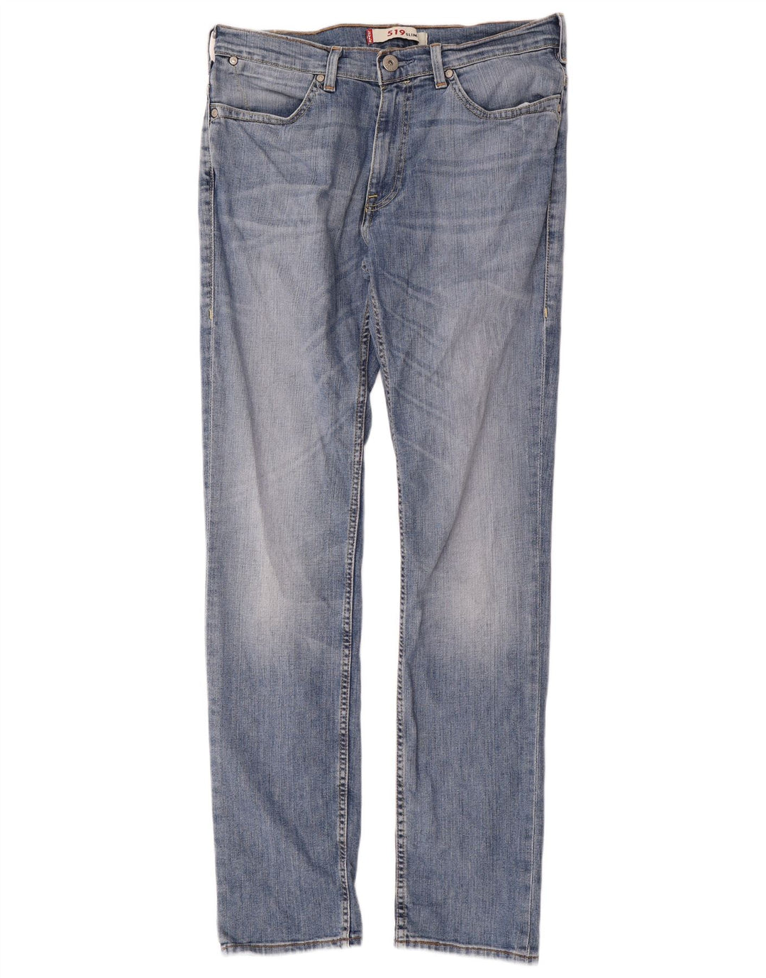 Мужские джинсы LEVI'S 519 Slim W34 L34 Синие, хлопок