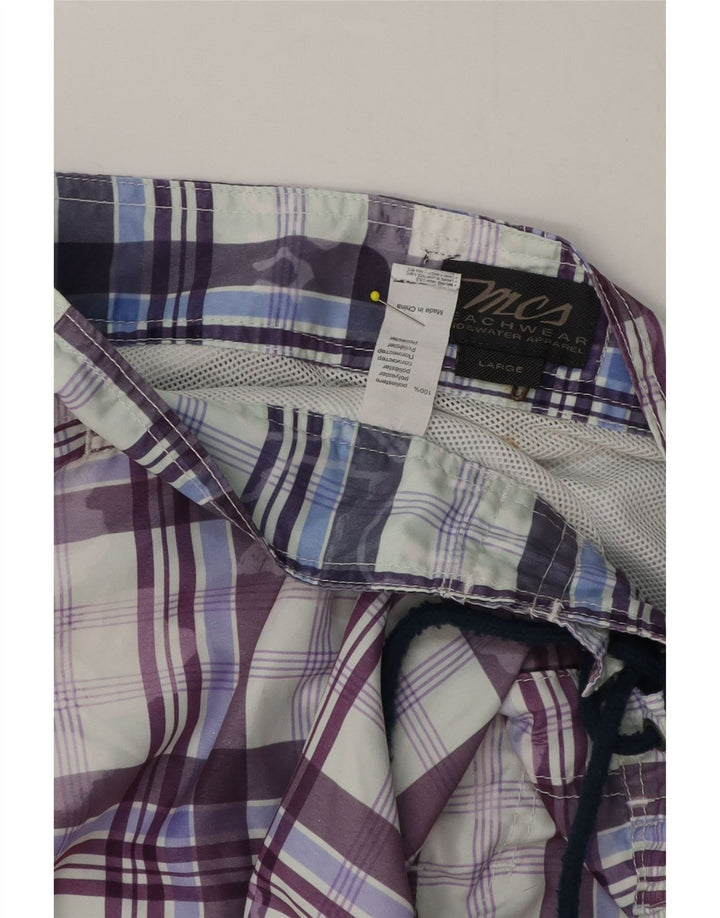 Мужские шорты для плавания MARLBORO CLASSICS, большая разноцветная клетка