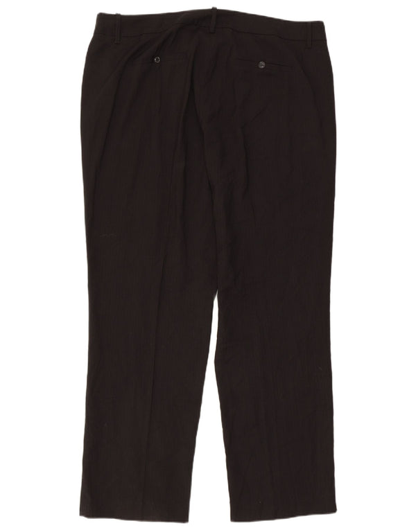 Женские прямые повседневные брюки Marks & Spencer UK 18 XL W40 L31 черные