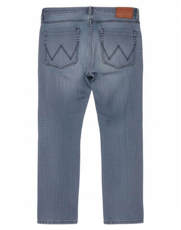 Женские прямые джинсы Wrangler Arizona W35 L32, синие, хлопок