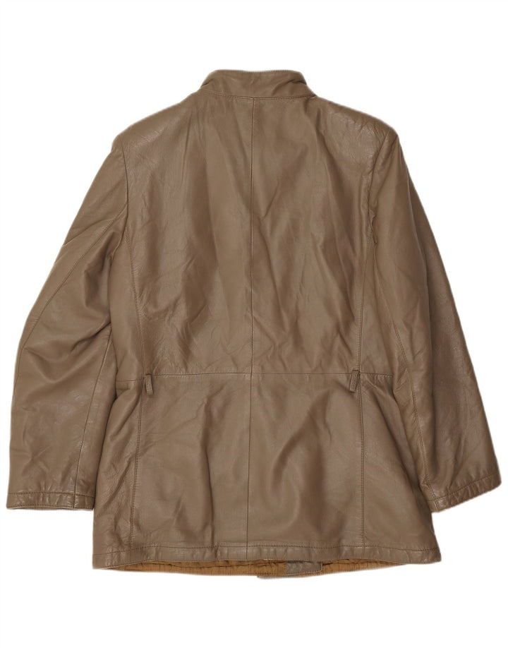 Куртка женская кожаная Bignami IT 44 Medium Grey