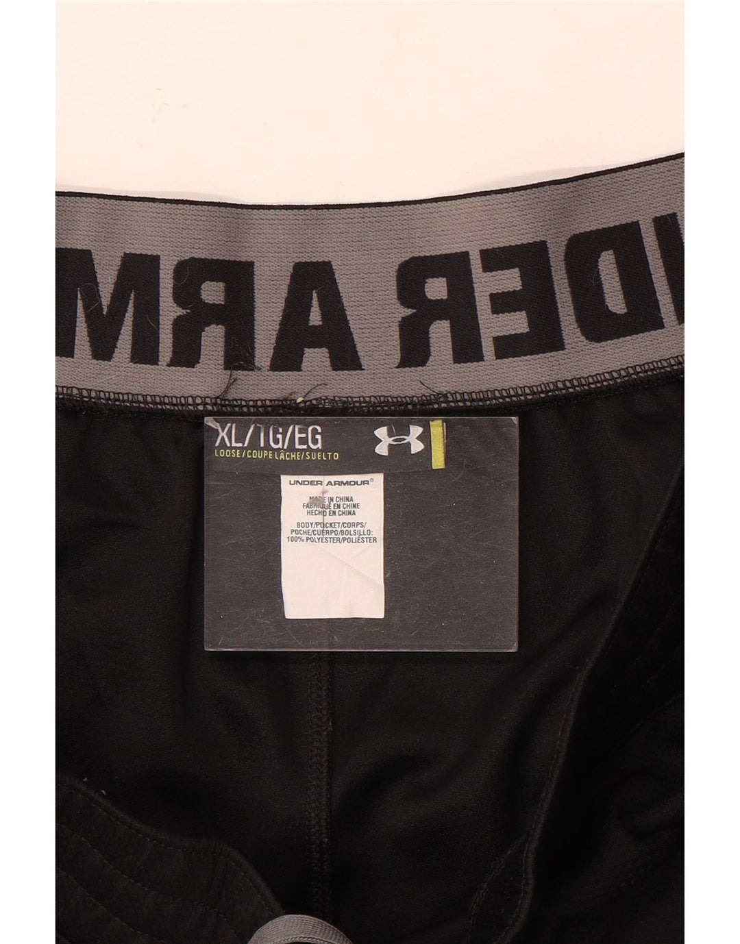 Мужские спортивные брюки Under Armour XL, черный полиэстер