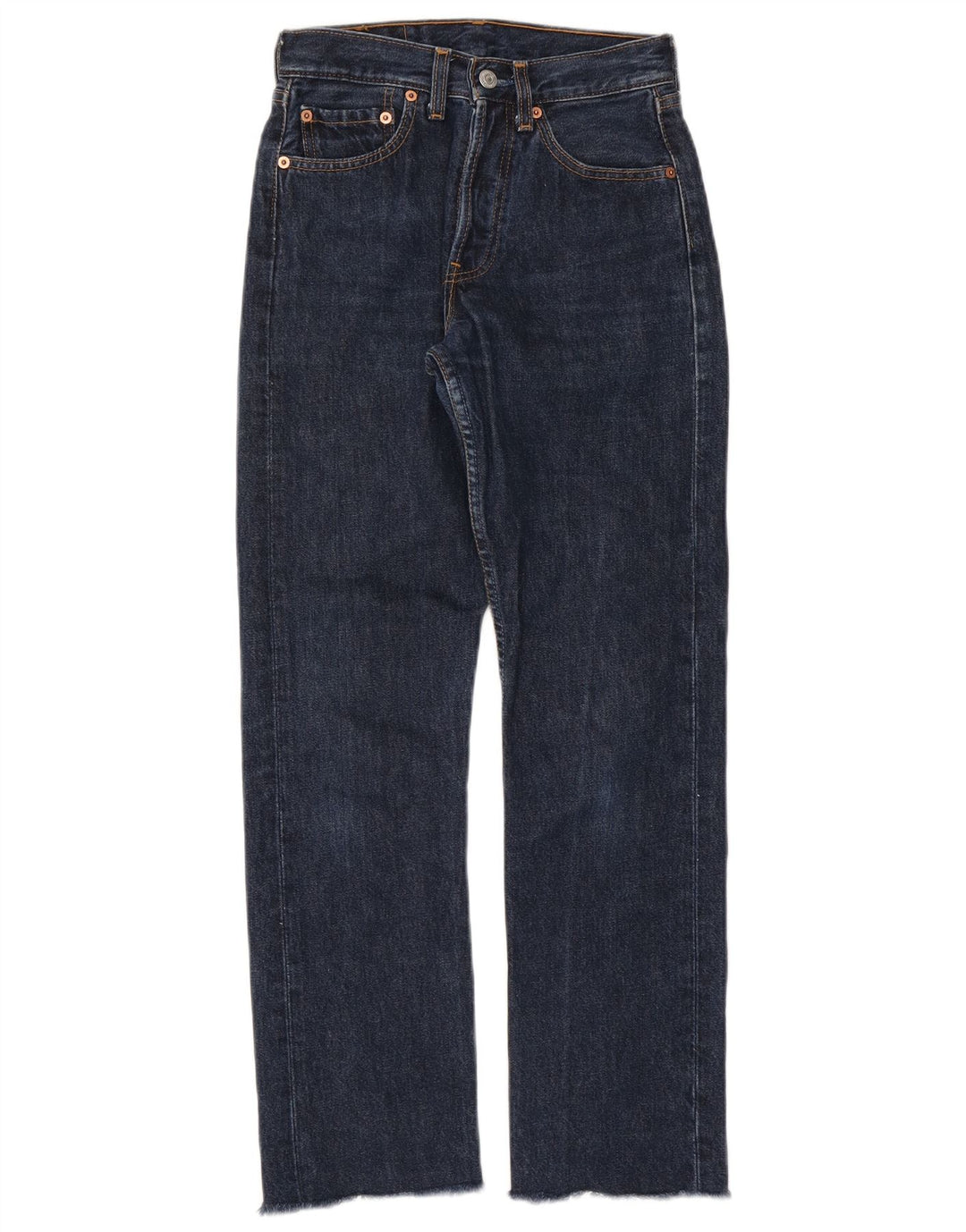 Женские прямые джинсы Levi's 501 W26 L30 темно-синие