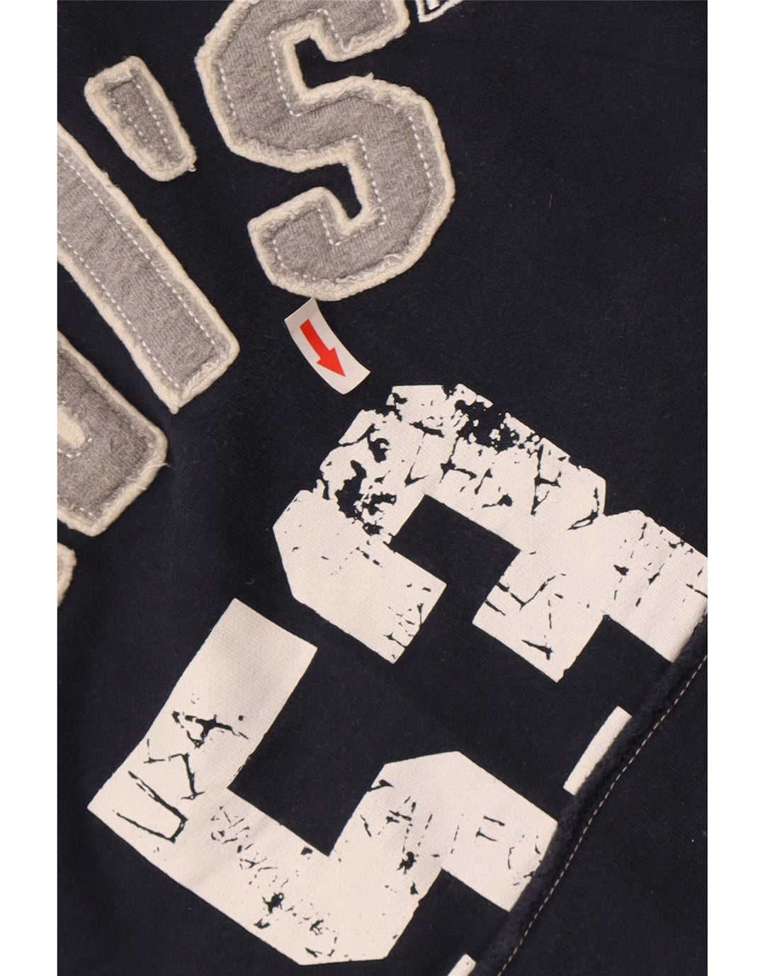 Мужской джемпер с капюшоном Levi's с рисунком XL, темно-синий