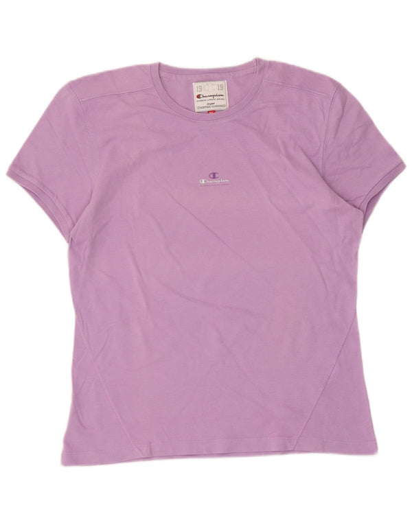 Женская футболка Champion Heritage Classics Top UK 18 XL Фиолетовая
