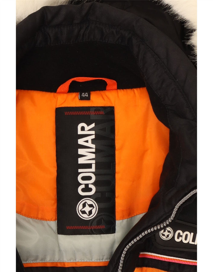 Женская ветровка Colmar с капюшоном EU 44 2XL, черная с цветными блоками