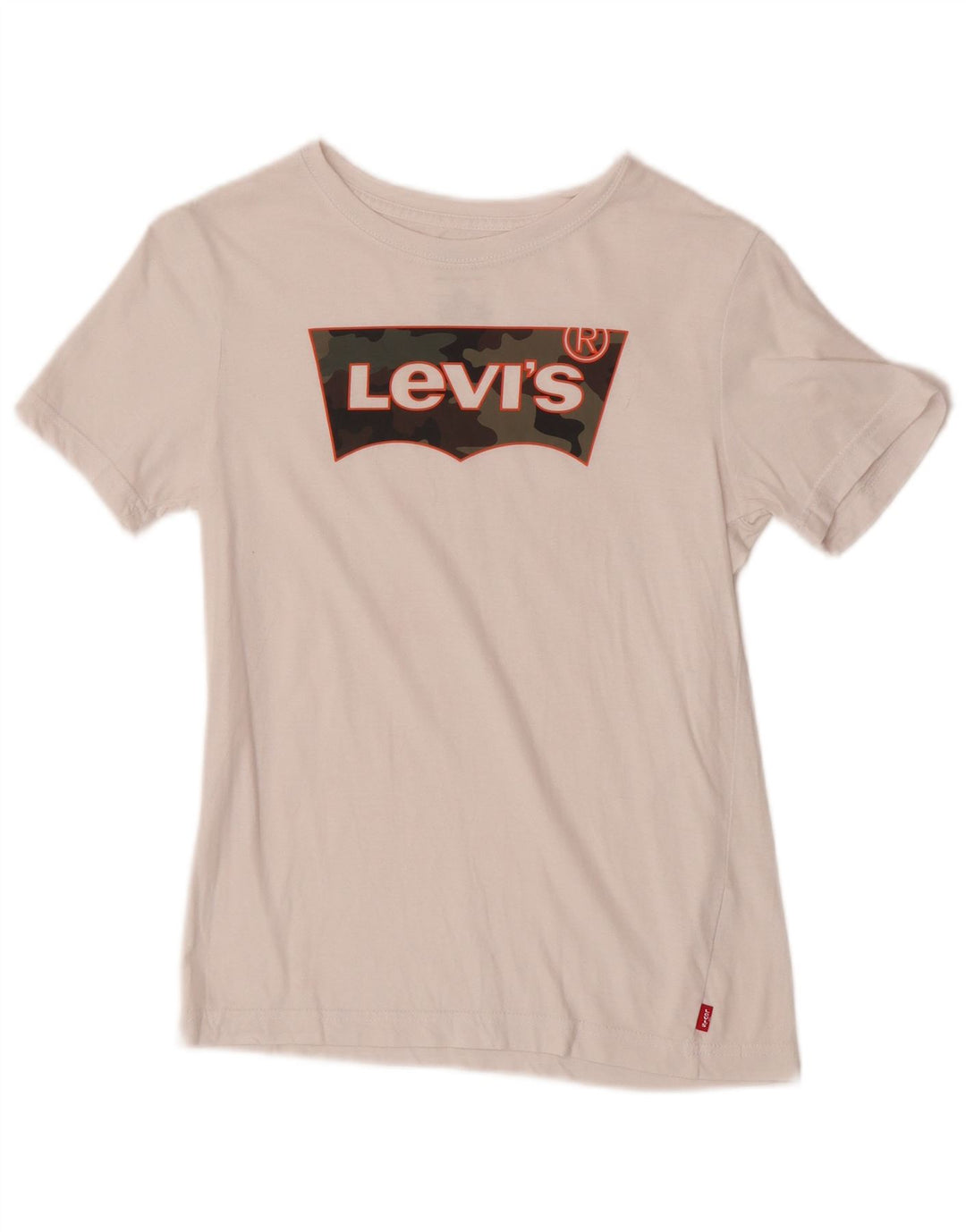 Футболка с рисунком Levi's для мальчиков 11-12 лет, белая