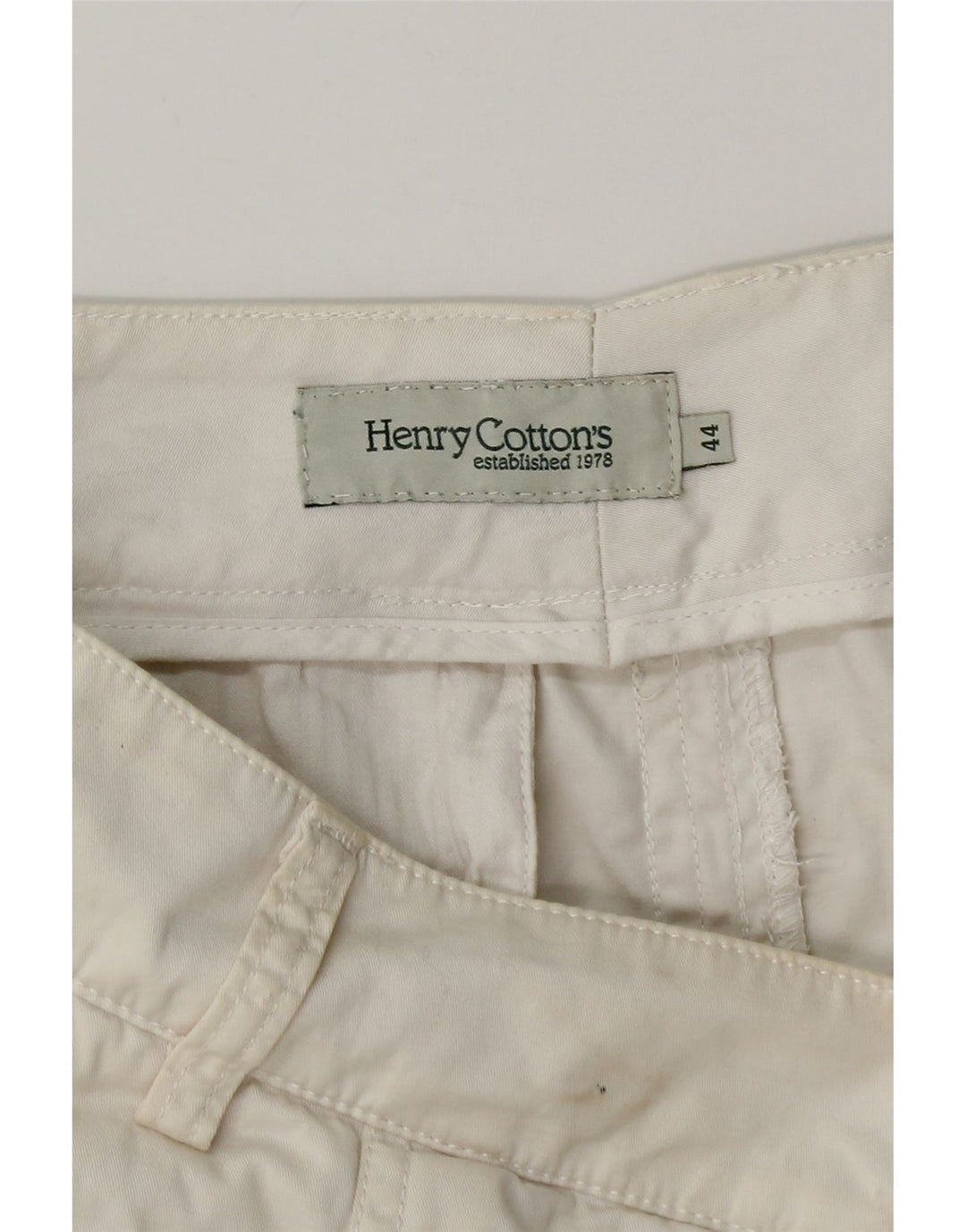 HENRY COTTONS Женская юбка-трапеция IT 44 Medium W30 Белый хлопок