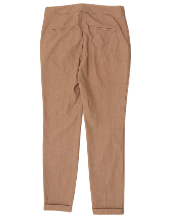 Женские узкие костюмные брюки Zara EU 34 2XS W24 L27, бежевый полиэстер