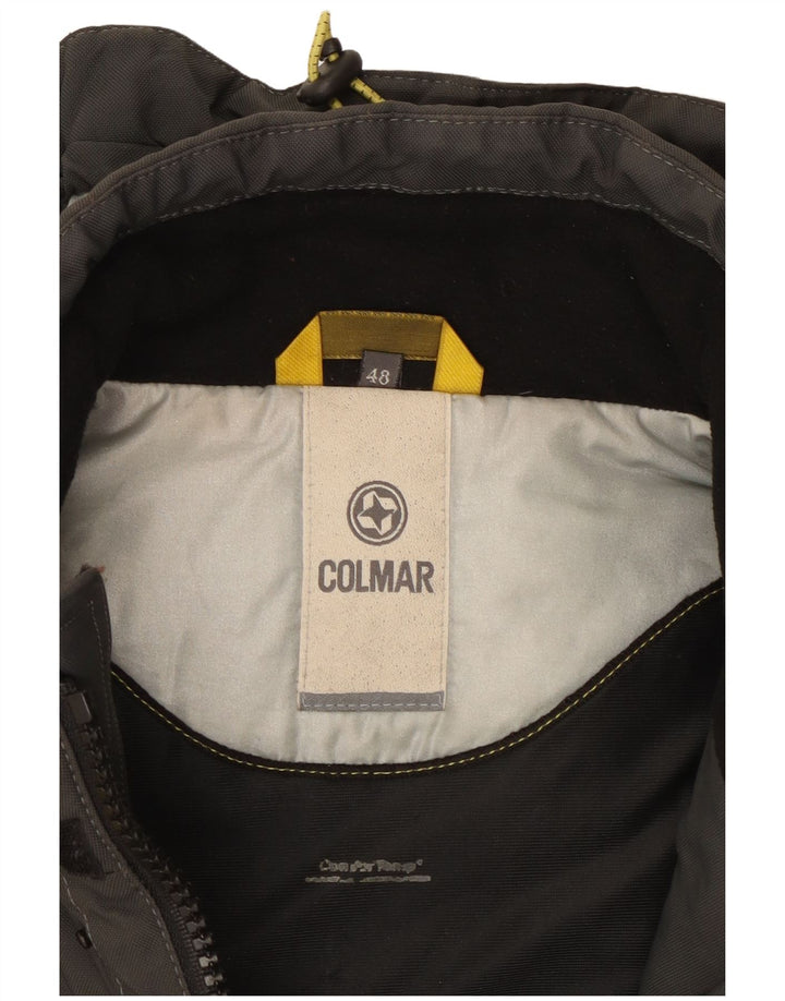 Мужская лыжная куртка Colmar с капюшоном IT 48 Medium Grey Colourblock