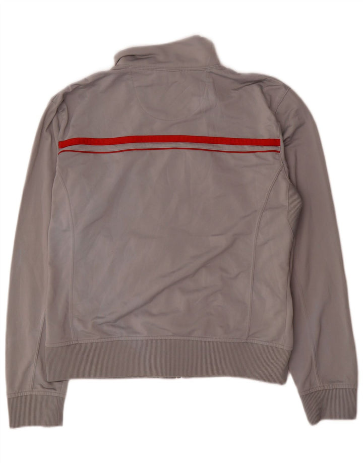 Женская спортивная куртка Nike UK 16/18 XL, серый полиэстер с цветными блоками