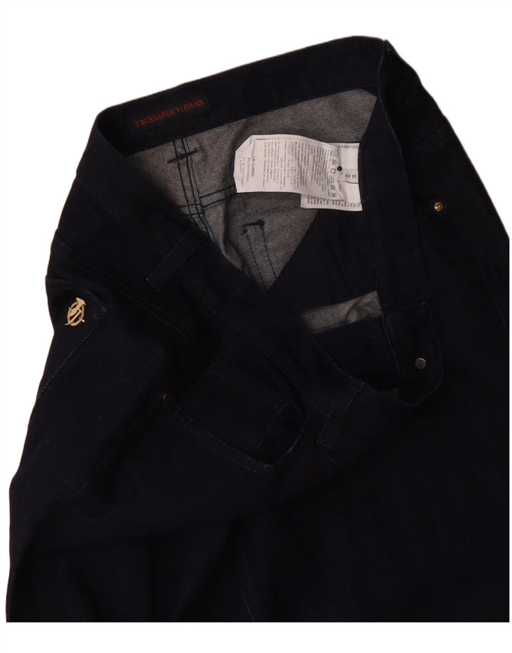Женские прямые джинсы Trussardi IT 48 XL W34 L28 Темно-синий полиэстер