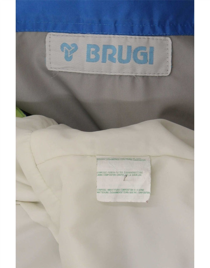 Мужской лыжный комбинезон Brugi, большой синий с цветными блоками