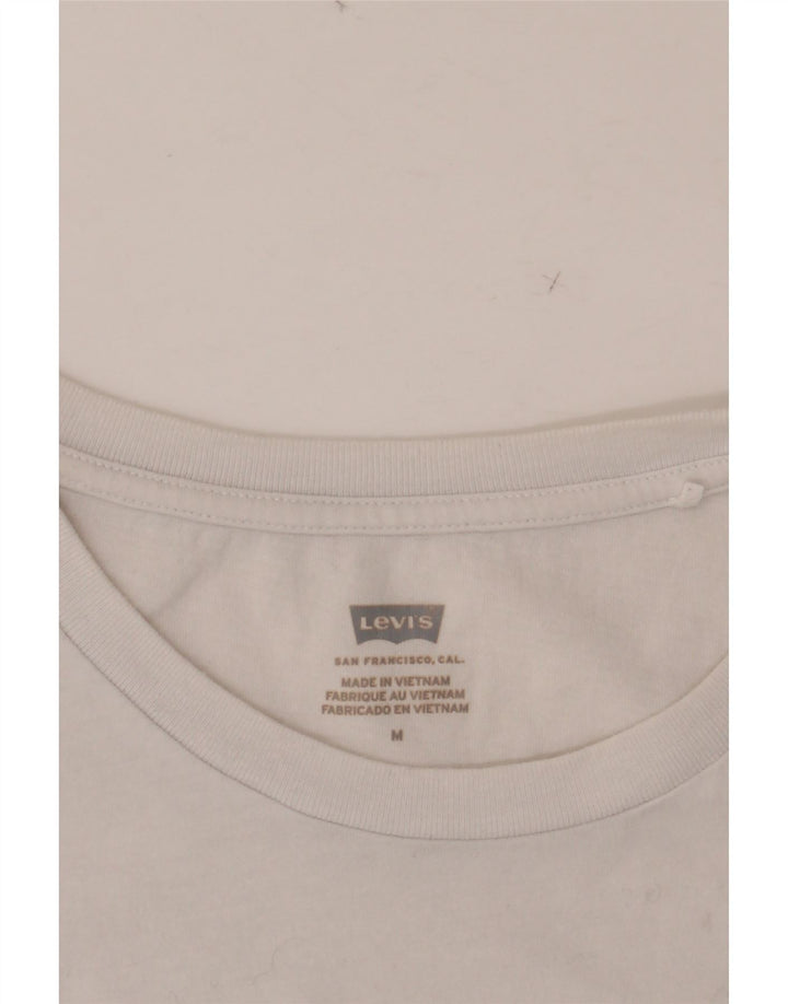 Женская футболка с рисунком LEVI'S Top UK 14 Medium White