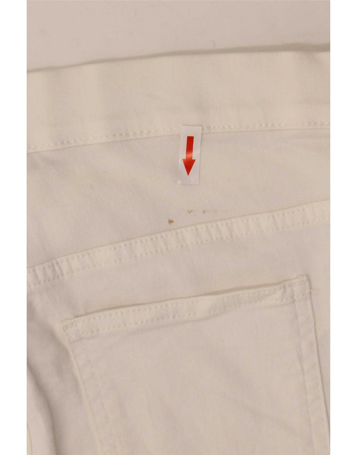 Женские джинсы джеггинсы Marks & Spencer UK 12 Medium W32 L28 Белый хлопок